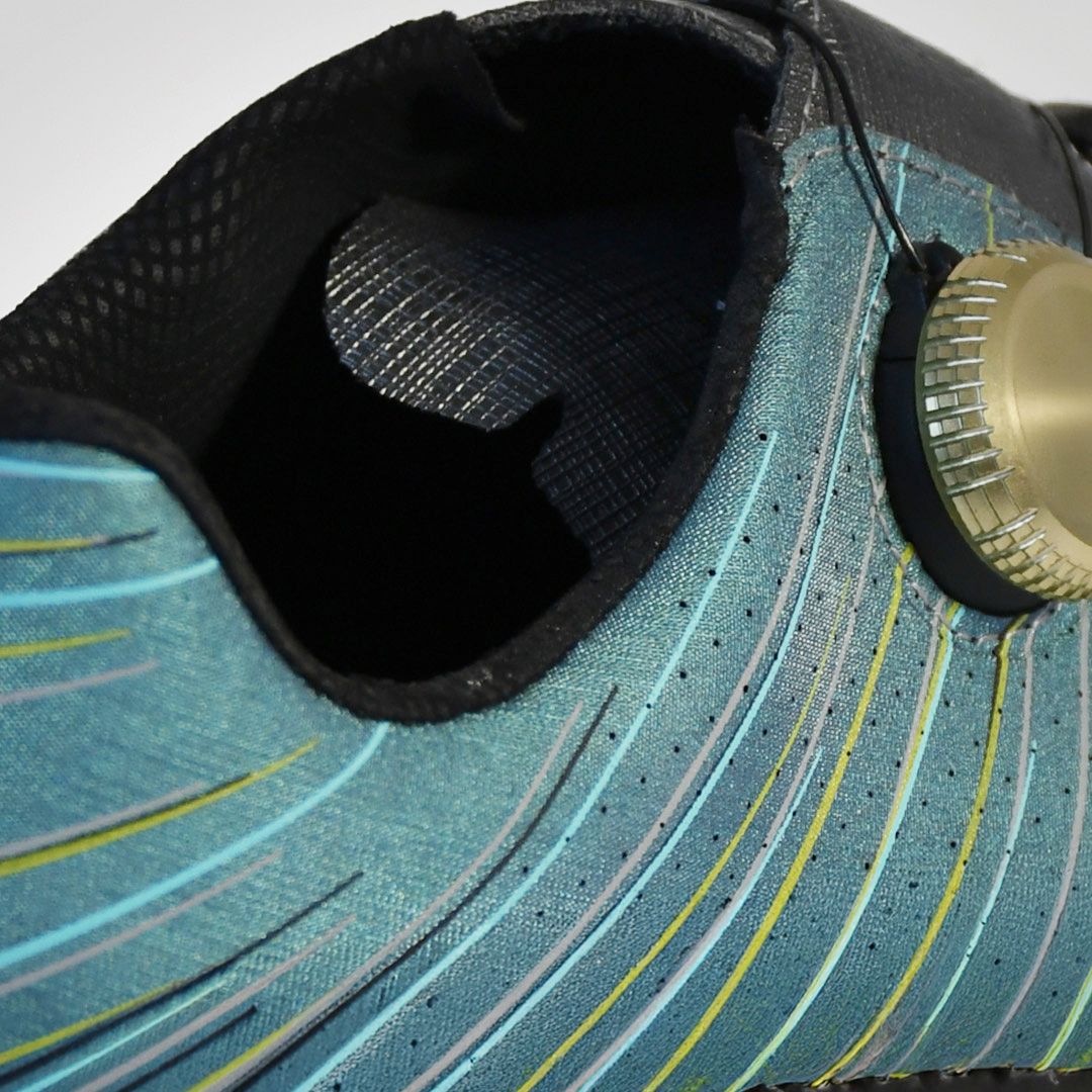 Scarpa da ciclismo realizzata con Kuora Cyclo